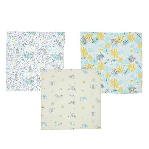 Disney Baby Muslin Squares (Set of 3) by Enchanting Disney