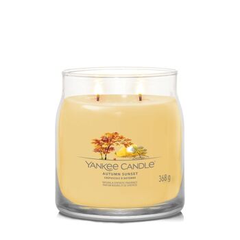 Yankee Candle en pot moyen signature coucher de soleil d'automne 2