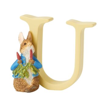"U" - Lettre de l'alphabet décoratif Peter Rabbit par Beatrix Potter 1