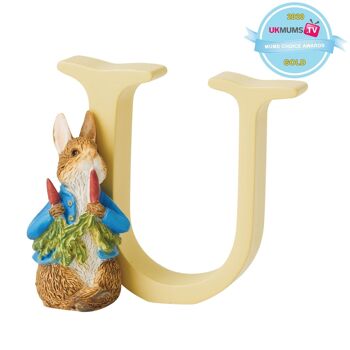 "U" - Lettre de l'alphabet décoratif Peter Rabbit par Beatrix Potter 3