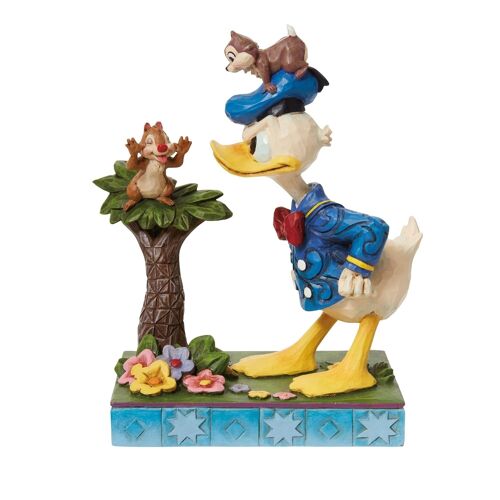 Donald Duck and Chip n Dale Figurine - Disney Traditions by Jim Shore