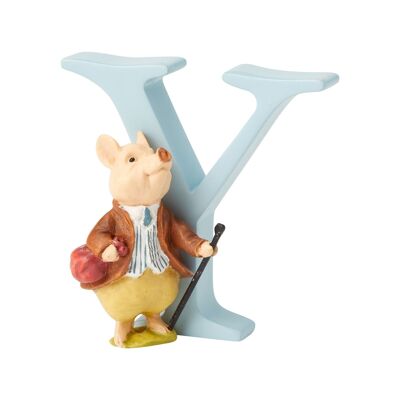 "Y" - Peter Rabbit Decorative Alphabet Letter by Beatrix Potter