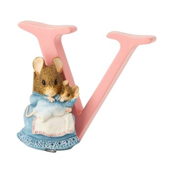 "V" - Lettre de l'alphabet décoratif Peter Rabbit par Beatrix Potter 1