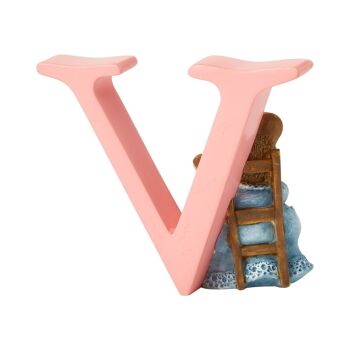 "V" - Lettre de l'alphabet décoratif Peter Rabbit par Beatrix Potter 2