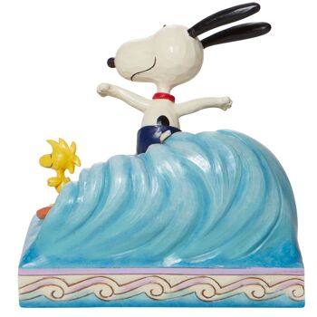 Cowabunga| (Figurine de surf Snoopy et Woodstock) - Peanuts par Jim Shore 2