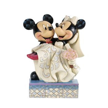 Félicitations - Figurine Mickey & Minnie Mouse - Disney Traditions par Jim Shore 1