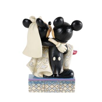 Félicitations - Figurine Mickey & Minnie Mouse - Disney Traditions par Jim Shore 2