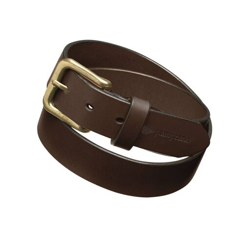 Plain Brown Leather Belt - Papa