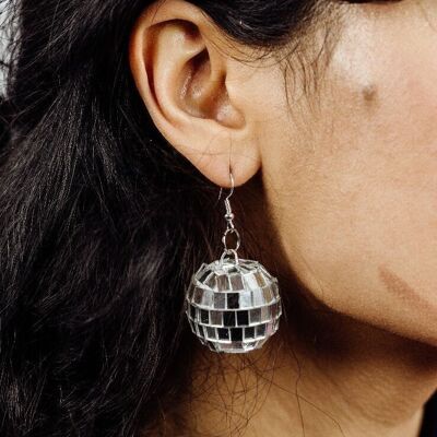 Mini Disco Ball Earrings