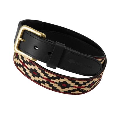 Cincha Polo Belt - Black/Red