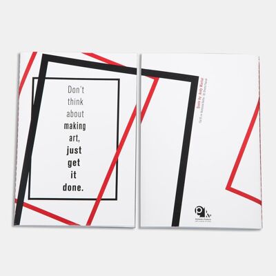 Zitat-Master-Notizbücher Andy Warhol