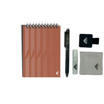 Bloc-notes réutilisable format A6 - Bureau - Kit accessoires inclus 1