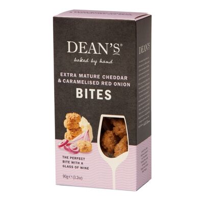 Cheddar extra maturo e bocconcini di cipolla rossa caramellata di Dean's