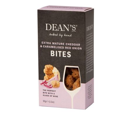 Cheddar extra maturo e bocconcini di cipolla rossa caramellata di Dean's