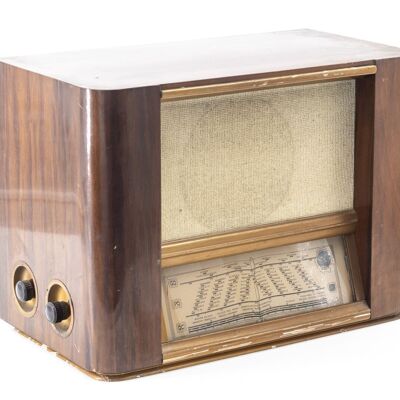 Radio Bluetooth artesanal vintage de los años 50