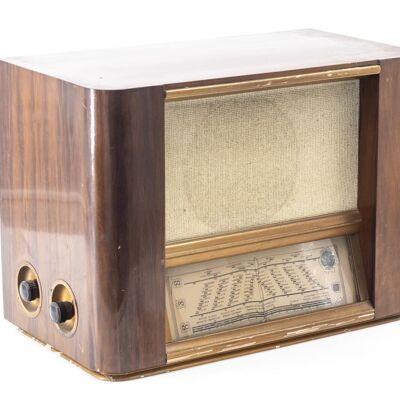 Radio Bluetooth artesanal vintage de los años 50