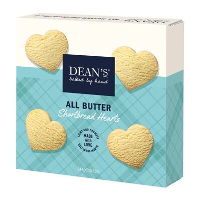 Tutti i cuori di pasta frolla al burro di Dean's