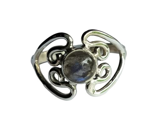 Genuine Labradorite 925 Sterling Silver Handmade  Ring