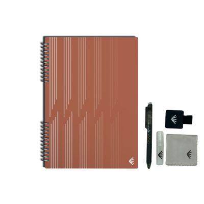Cahier réutilisable format A4 - Bureau- Kit accessoires inclus