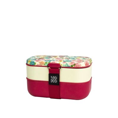 Giverny printed lunch box 2 levels - 1200 ml
