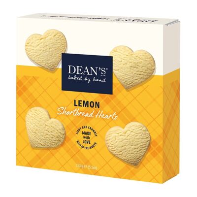 Cuori di pasta frolla al limone di Dean's