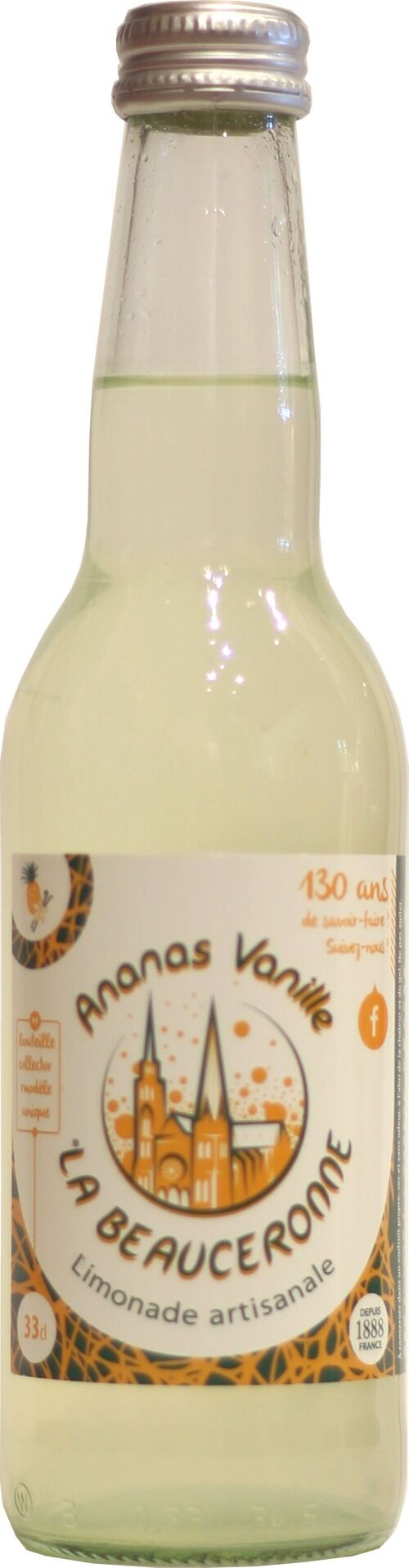 Limonade La Beauceronne ananas/vanille 33cl
