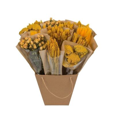 Dried Flowers Mono mix - yellow