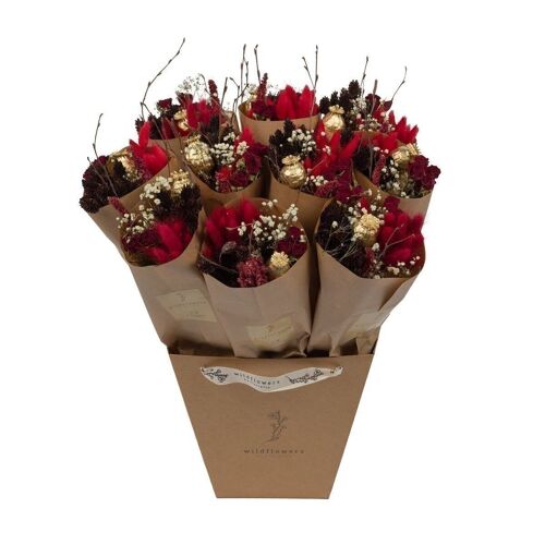Dried Flowers - Market More - Scarlet Red