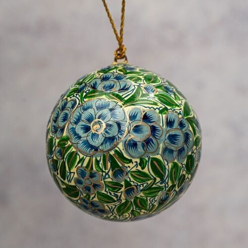 2" Turquoise & Green Bauble