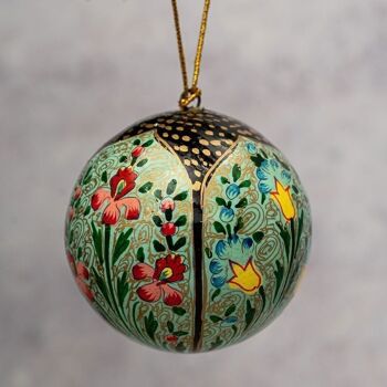 2" Floral indien 10 boules 2