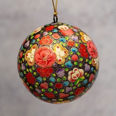 2" Russian Floral Bauble