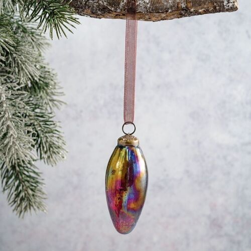 2" Wine Luster Conical Decoration