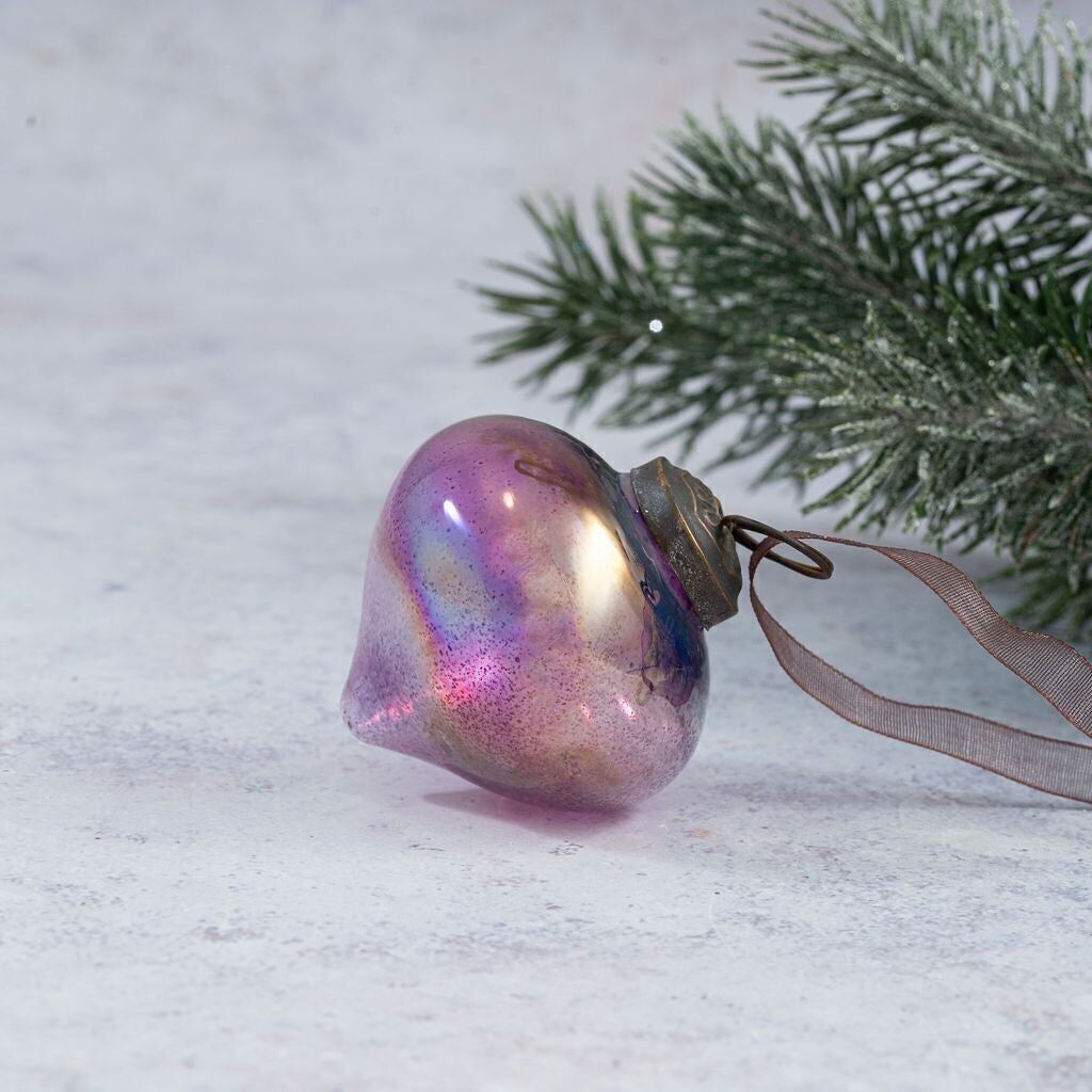 Lanterna in vetro Mulberry Lustre da 2 pollici