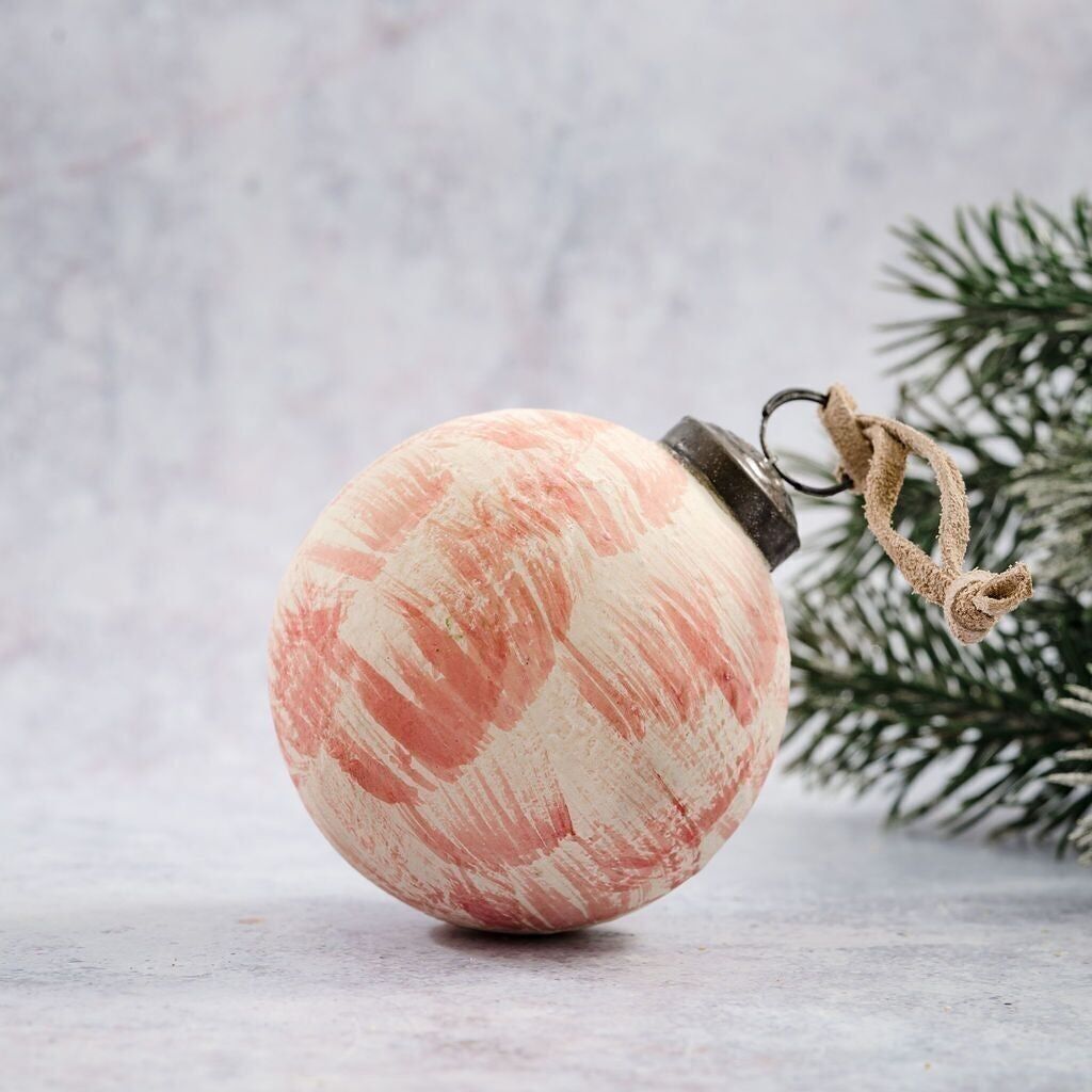 3" Rose gebürstete Kugel