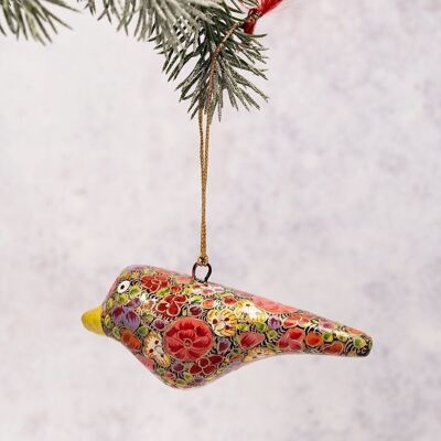 Russian Floral Hanging Bird