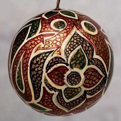 3" Indian 26 Floral Bauble