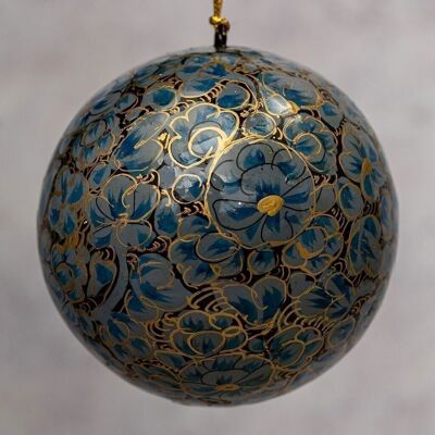 3" Indian 8 Floral Christmas Bauble