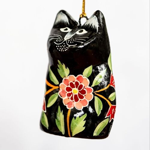 Indian 18 Floral Hanging Cat