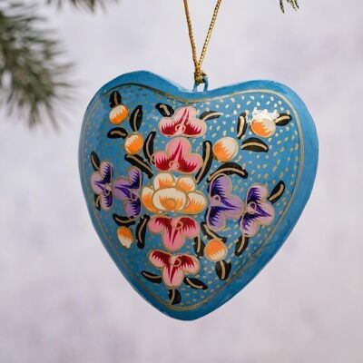 Coeur de ternion bleu