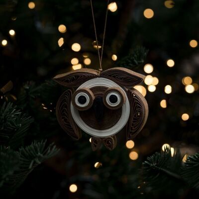 Quilled Brown Owl