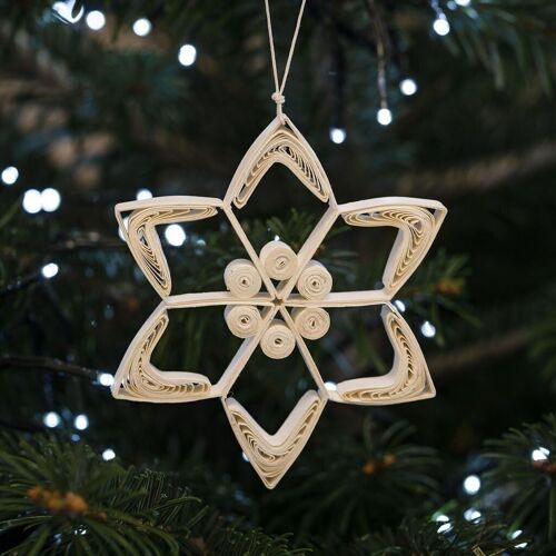 Quilled Carina Hanging Christmas Tree Ornament