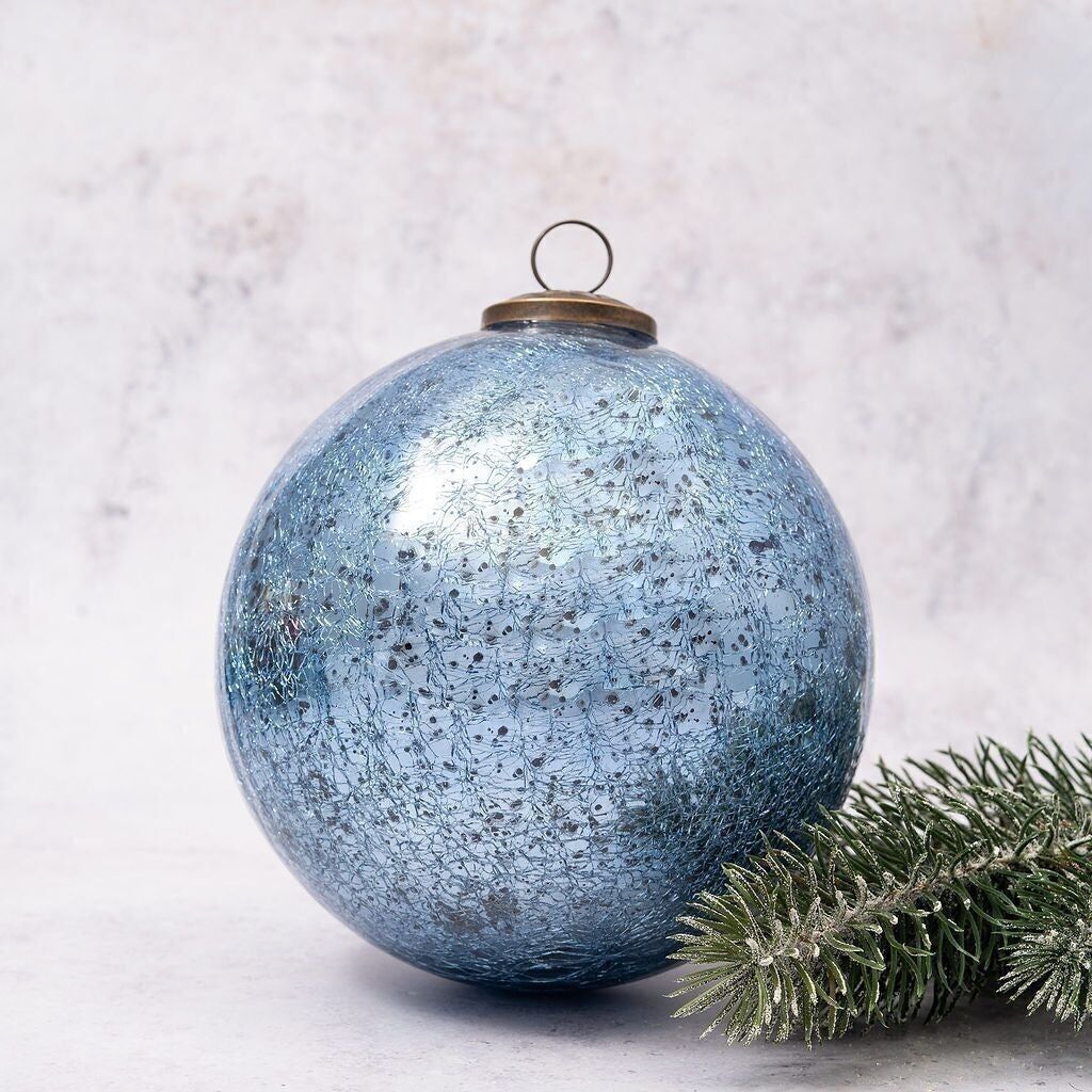 Sfera di vetro craquelé XXL da 6"