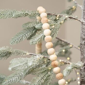 Guirlande de perles en bois Celtis - Grande - 72" 1