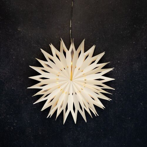 Neutron Lit Snowfold Hanging Decoration - LED Light