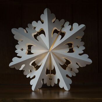 Décoration suspendue Stellar Lit Paper Snowfold - Lumière LED 1