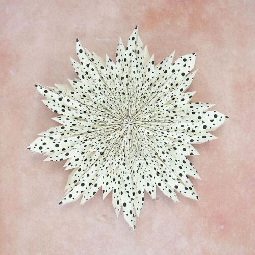 Giant Spotted Dahlia Paper Wall Decoration - 60cm