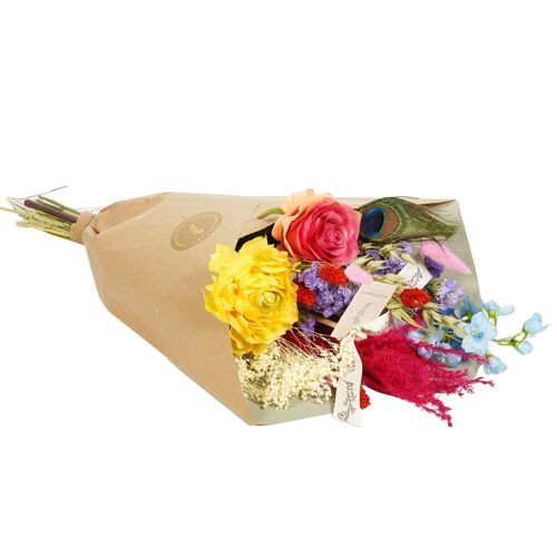 Dried & Silk Flowers Bouquet - Summer Party