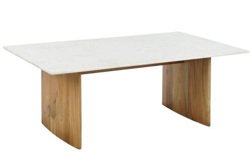 Mesa Centro Marmol Mango 120X70X45 Blanco MB208507