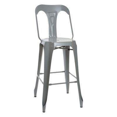 METAL STOOL 44X49X113 GRAY BACKREST MB207888