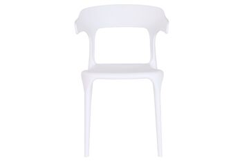 CHAISE PP 52X51X77 TRAITEMENT UV BLANC MB208098 5